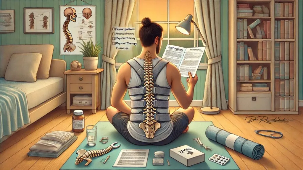 bulging disc surgery recovery time