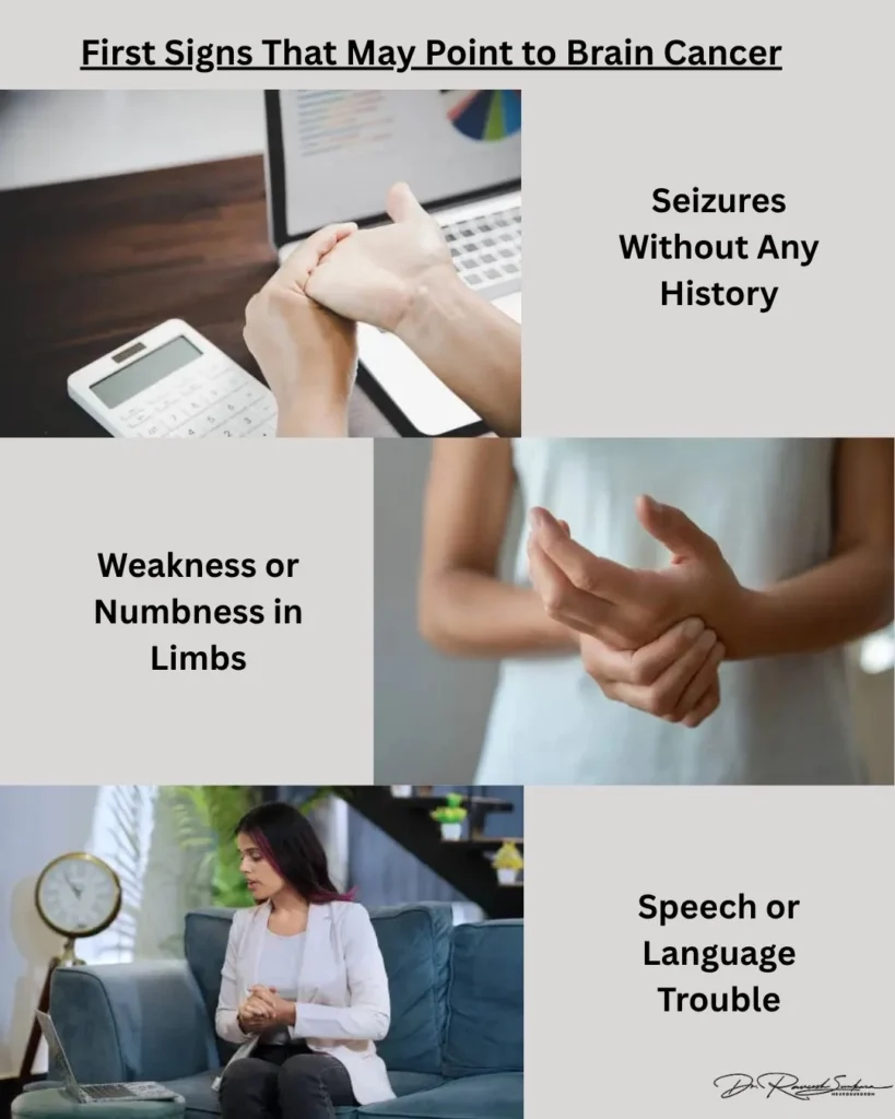 First Signs That May Point to Brain Cancer