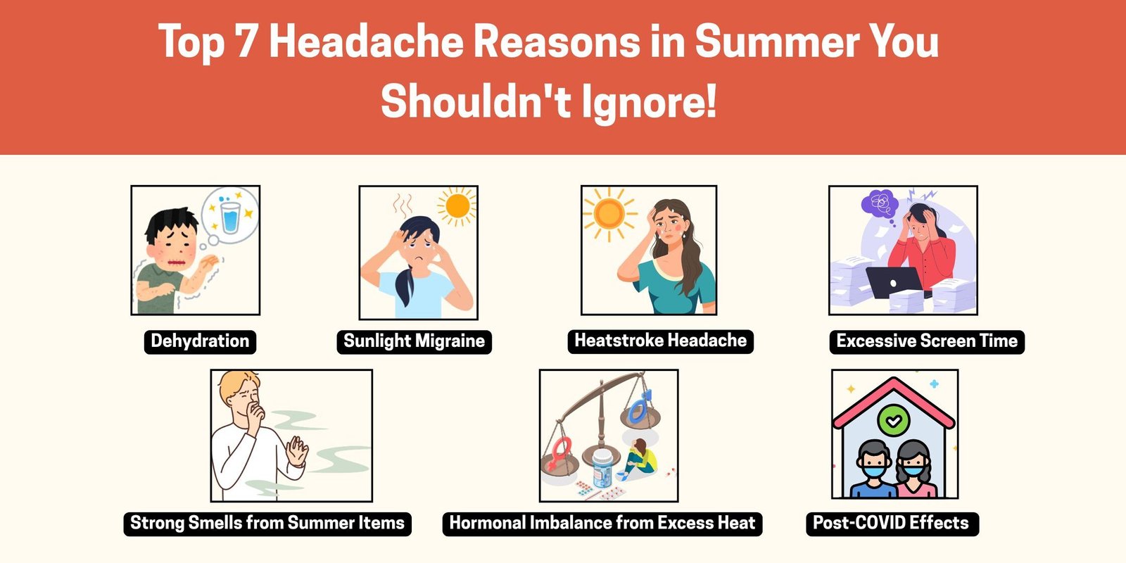 Headache Reasons in Summer