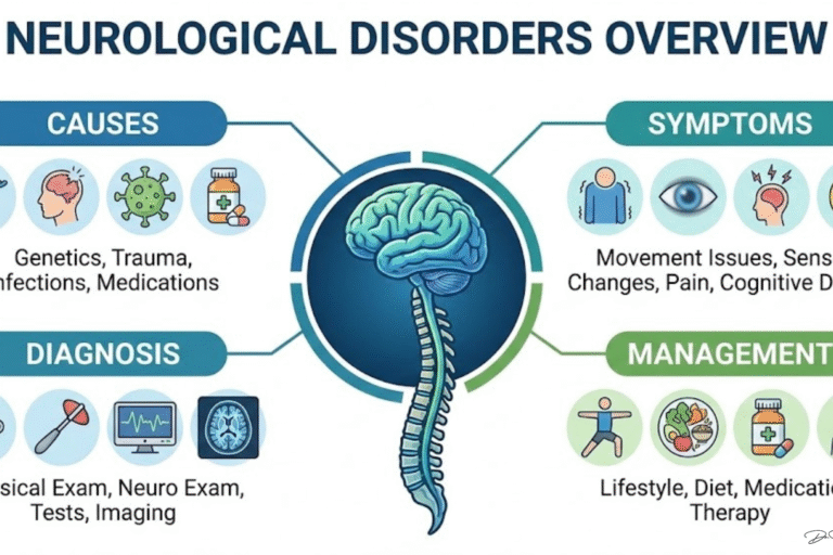 Common Neurological Disorders: Causes, Symptoms, and Diagnosis