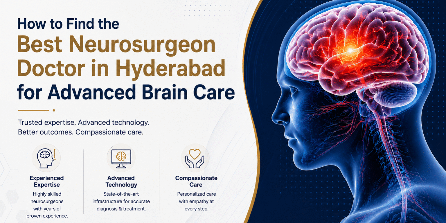 How to Find the Best Neurosurgeon Doctor in Hyderabad for Advanced Brain Care Best Neurosurgeon Doctor in Hyderabad